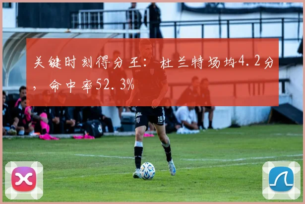 关键时刻得分王：杜兰特场均4.2分，命中率52.3%